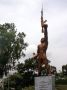 Nic - 008 * A failed attempt to topple this statue with a grenade damaged a leg (left in photo)